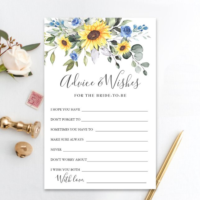 Cartão Eucalyptus — Girassóis Elegantes (Criador carregado)