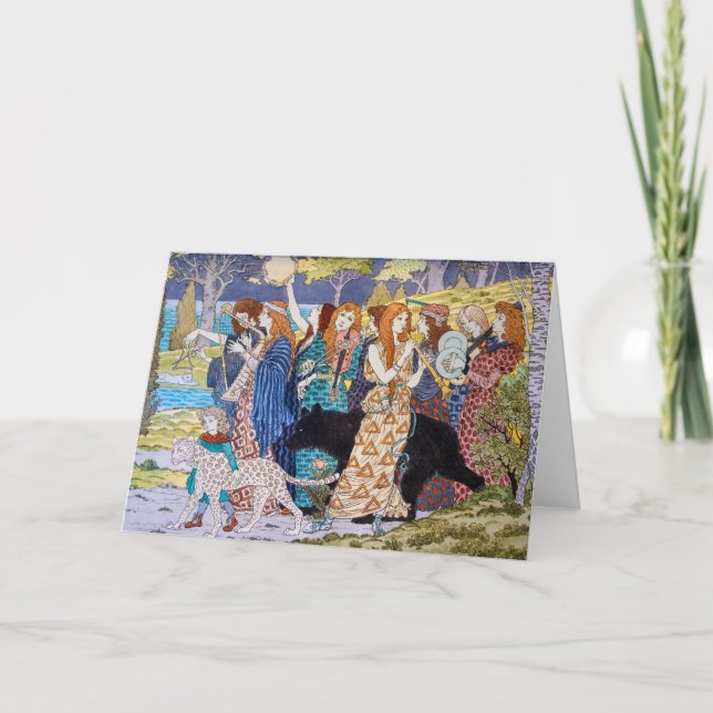 Cartão Eugene Grasset - Harmony Decorative Panel (Frente)