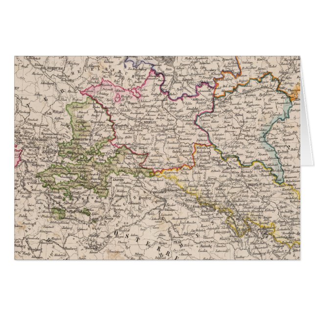 Cartão Europa, Alemanha, Polônia (Frente Horizontal)