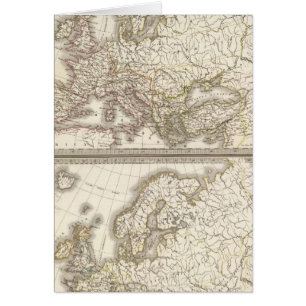 Cartão Europa antes das invasões bárbaras
