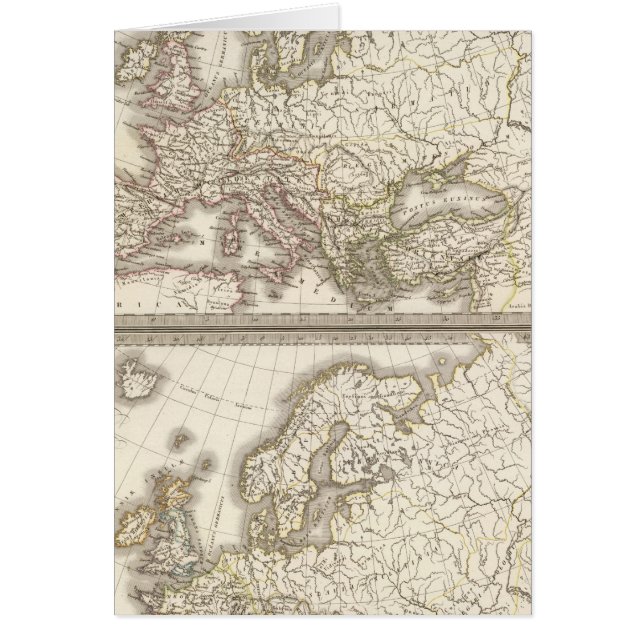 Cartão Europa antes das invasões bárbaras (Frente)