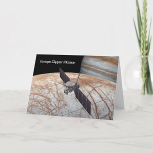 Cartão Europa Clipper Mission Spacecraft