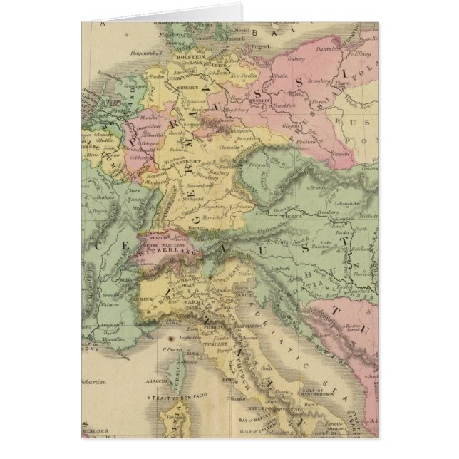 Cartão Europa continental (Frente)