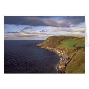 Cartão Europa, Escócia, Aberdeen. Vista aérea de