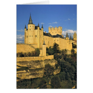 Cartão Europa, Espanha, Segóvia. O imponente Alcazar,