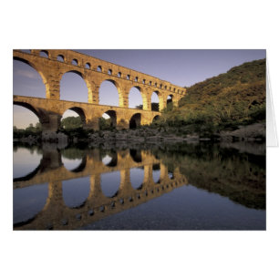 Cartão Europa, França, Provença, Gard; Pont du Gard,