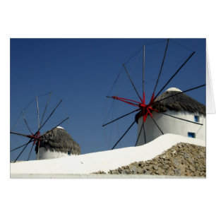 Cartão Europa, Grécia, Mykonos.