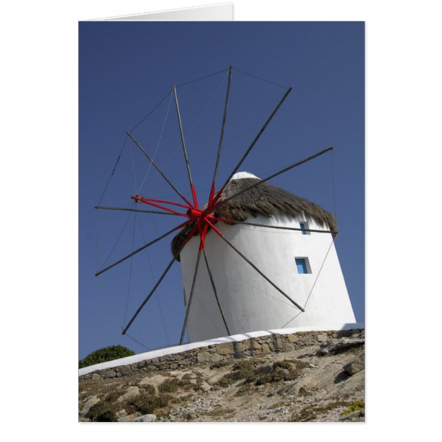 Cartão Europa, Grécia, Mykonos. 3 (Frente)