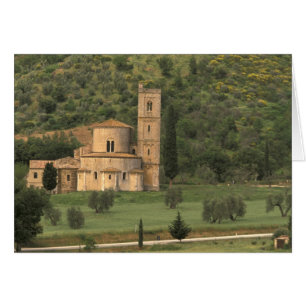 Cartão Europa, Itália, Toscana. Abbazia di Sant'Antimo,