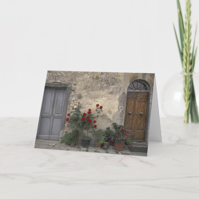 Cartão Europa, Itália, Toscana, Chianti, Porto da Toscana (Frente)