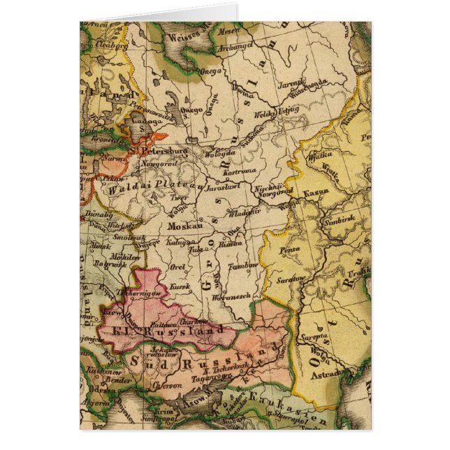 Cartão Europa Oriental e Rússia (Frente)