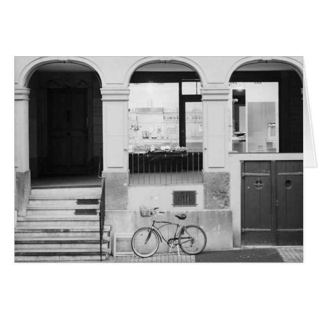 Cartão Europa, Suíça, Berna. Edifício Kramgasse (Frente Horizontal)