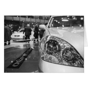 Cartão Europa, Suíça, Genebra. Salão do Automóvel de Gene