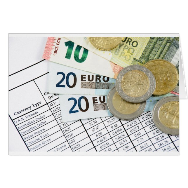 Cartão Euros (Frente Horizontal)