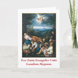 Cartão Evangelizo Gaudium Magnum Scida