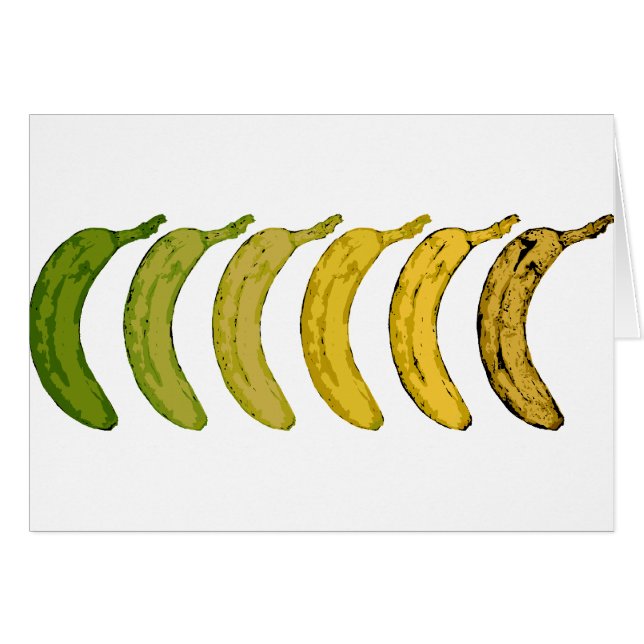 Cartão Evolução da banana (Frente Horizontal)