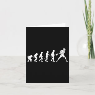 Cartão Evolução da Lacrosse - Evolução do Jogador de Lacr