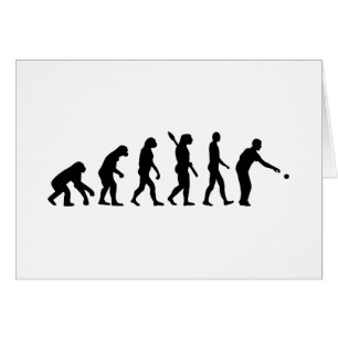 Cartão Evolução do boule de Boccia