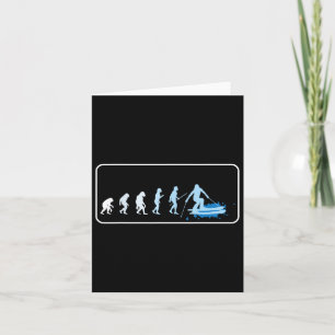 Cartão Evolução Do Esqui De Skier Ski Apres Ski Snowboard