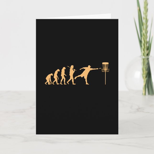 Cartão Evolução do Golf de Disco (Frente)