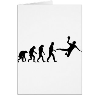 Cartão evolução do handball