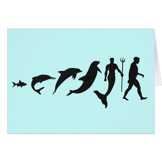 Cartão Evolução do Merman (Frente Horizontal)