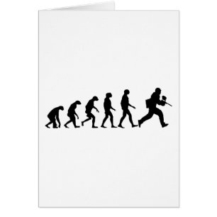 Cartão Evolução do Paintball
