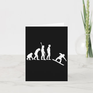 Cartão Evolução do Snowboard - Snowboard