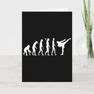 Cartão Evolução do Taekwondo Mma Judo Kung Fu Tkw Kickbox