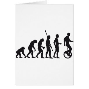 Cartão evolution unicycle