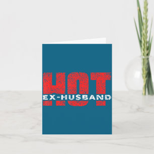 Cartão Ex Marido Divorciado Divórcio Design Dividido