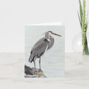 Cartão Excelente Blue Heron
