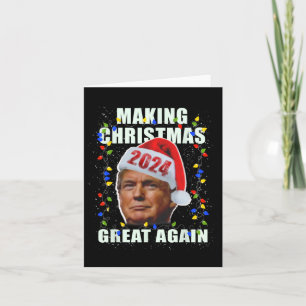Cartão Excelente de Natal de Fazer Trump Novamente Pro Re