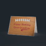 Cartão Excelente Grandson Birthday Grande Grunge Futebol<br><div class="desc">Tome uma saudação divertida para o seu neto excelente que comemora um feliz aniversário hoje. Este cartão é definitivamente para um fã de futebol como ele. A frente tem uma tipografia autêntica e elegante para um olhar realista.</div>