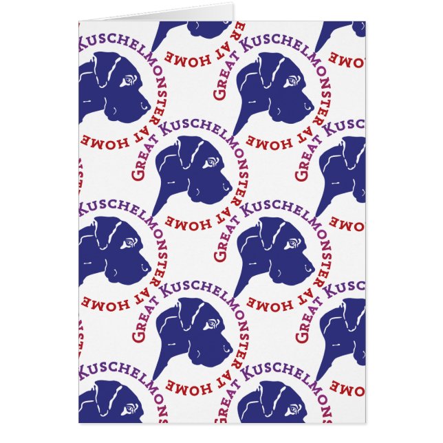 Cartão Excelente Kuschelmonster (Frente)