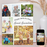 Cartão Excelente Vovó 6 Colagem Fotográfica Qualquer Aniv<br><div class="desc">Crie seu próprio cartão de aniversário para a vovó excelente com uma colagem fotográfica feita de 6 de suas fotos favoritas. O modelo está preparado para trabalhar em qualquer idade e você pode editar a vovó excelente para se tornar geege, excelente gran ou qualquer termo de carinho que você use...</div>