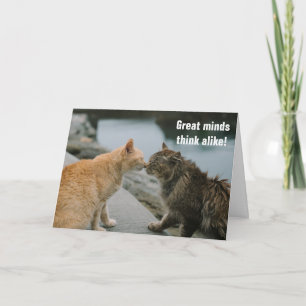 Cartão Excelentes pensam como