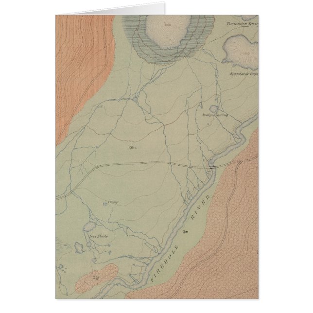 Cartão Excelsior Geyser Basin (Frente)