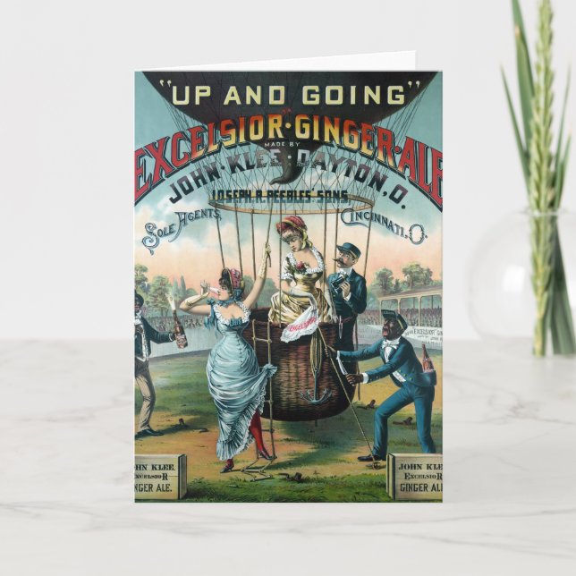Cartão Excelsior Ginger Ale (Frente)