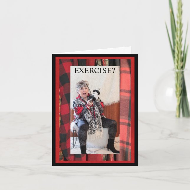 Cartão Exercício ou Fritas Extras (Frente)