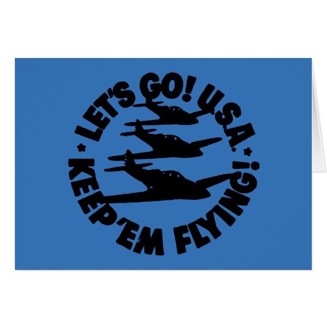 Cartão Exército Air Corps Poster, 1941 (Frente horizontal)