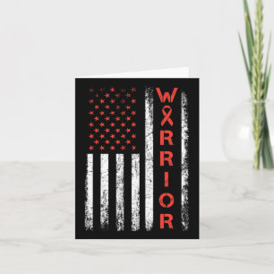 Cartão Exército Americano de Bandeira - Awarenes contra D