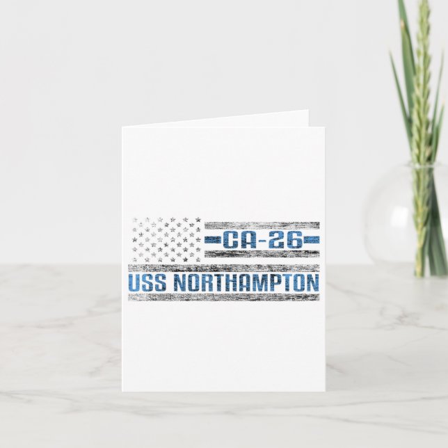 Cartão Exército Americano do Cruiser Ca-26 da Guerra Mund (Frente)