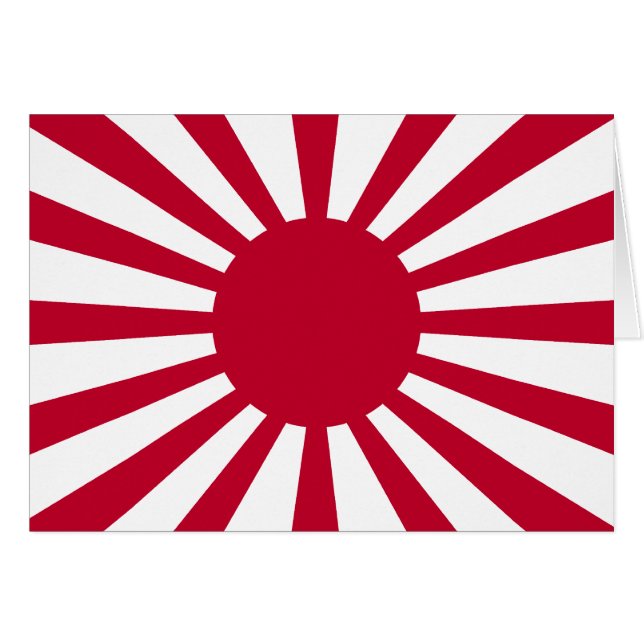 Cartão Exército de japonês imperial, Japão (Frente Horizontal)