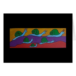 Cartão exército do caracol