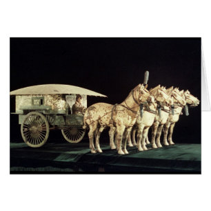 Cartão Exército do Terracotta, dinastia de Qin