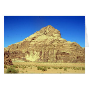 Cartão exibição de rum de wadi