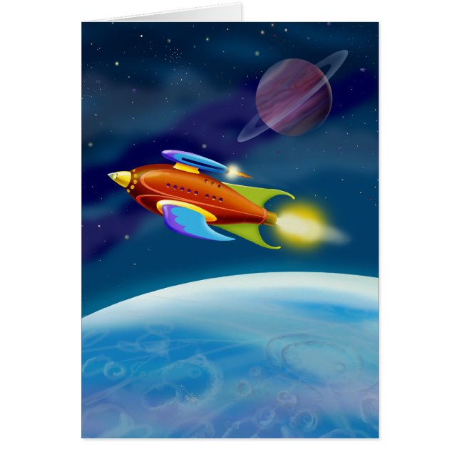 Cartão Explorador da lua (Frente)