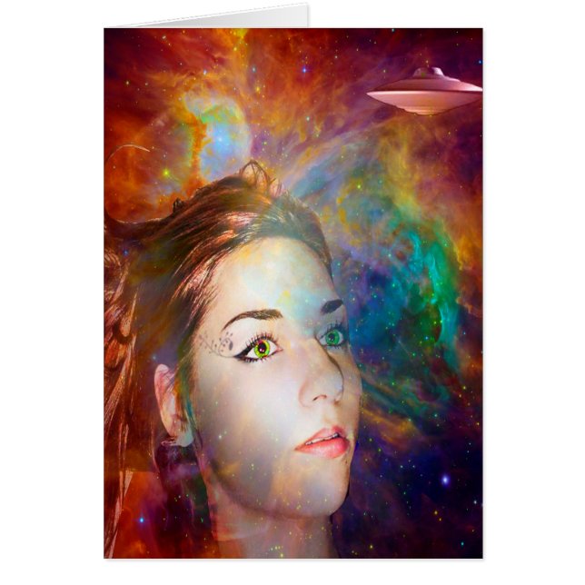 Cartão Explorador de Espaço (Frente)