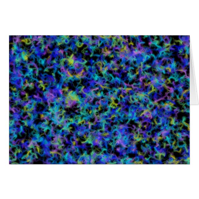 Cartão Explosão de cor (Frente Horizontal)